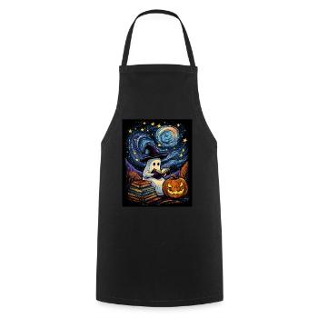 Cadeau d’Halloween Femmes Hommes Enfants Décoration - Tablier de cuisine - noir - Devant - AI Model Male 185 dark (185cm)