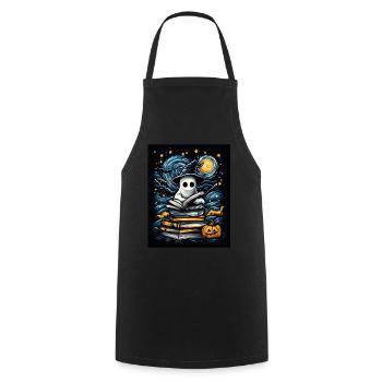 Cadeau d’Halloween Femmes Hommes Enfants Décoration - Tablier de cuisine - noir - Devant - AI Model Male 185 dark (185cm)