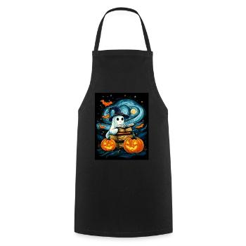 Cadeau d’Halloween Femmes Hommes Enfants Décoration - Tablier de cuisine - noir - Devant - AI Model Male 185 dark (185cm)