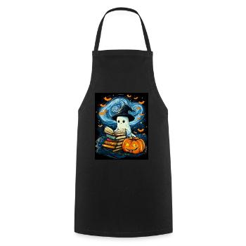 Cadeau d’Halloween Femmes Hommes Enfants Décoration - Tablier de cuisine - noir - Devant - AI Model Male 185 dark (185cm)