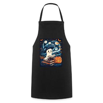 Cadeau d’Halloween Femmes Hommes Enfants Décoration - Tablier de cuisine - noir - Devant - AI Model Male 185 dark (185cm)