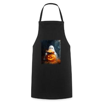 Cadeau d’Halloween Femmes Hommes Enfants Décoration - Tablier de cuisine - noir - Devant - AI Model Male 185 dark (185cm)