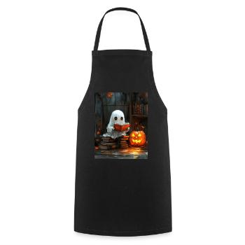 Cadeau d’Halloween Femmes Hommes Enfants Décoration - Tablier de cuisine - noir - Devant - AI Model Male 185 dark (185cm)