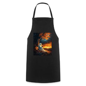 Cadeau d’Halloween Femmes Hommes Enfants Décoration - Tablier de cuisine - noir - Devant - AI Model Male 185 dark (185cm)
