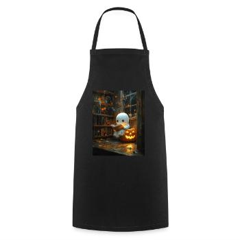Cadeau d’Halloween Femmes Hommes Enfants Décoration - Tablier de cuisine - noir - Devant - AI Model Male 185 dark (185cm)