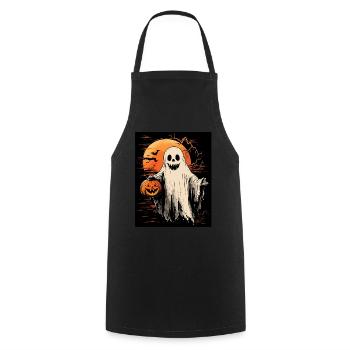 Cadeau d’Halloween Femmes Hommes Enfants Décoration - Tablier de cuisine - noir - Devant - AI Model Male 185 dark (185cm)
