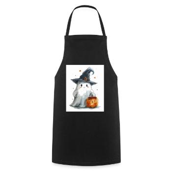 Cadeau d’Halloween Femmes Hommes Enfants Décoration - Tablier de cuisine - noir - Devant - AI Model Male 185 dark (185cm)