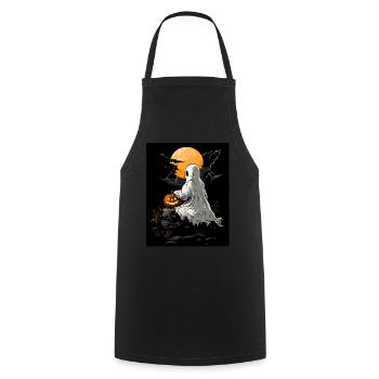 Cadeau d’Halloween Femmes Hommes Enfants Décoration - Tablier de cuisine - noir - Devant - AI Model Male 185 dark (185cm)