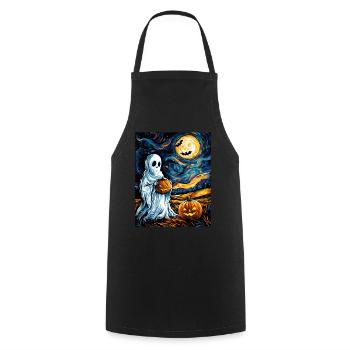 Cadeau d’Halloween Femmes Hommes Enfants Décoration - Tablier de cuisine - noir - Devant - AI Model Male 185 dark (185cm)