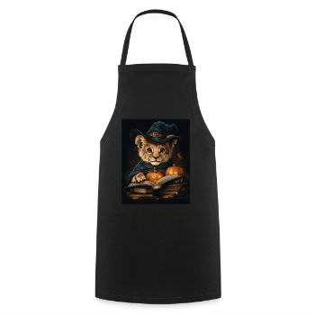 Halloween Cadeau Femmes Lion Hommes Enfants Décoration - Tablier de cuisine - noir - Devant - AI Model Male 185 dark (185cm)