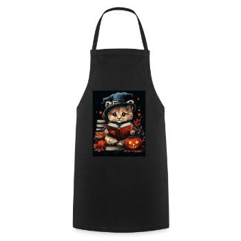 Halloween Cadeau Femmes Lion Hommes Enfants Décoration - Tablier de cuisine - noir - Devant - AI Model Male 185 dark (185cm)