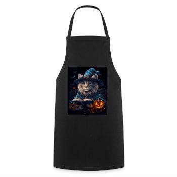 Halloween Cadeau Femmes Lion Hommes Enfants Décoration - Tablier de cuisine - noir - Devant - AI Model Male 185 dark (185cm)