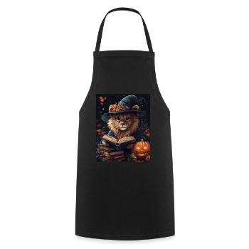 Halloween Cadeau Femmes Lion Hommes Enfants Décoration - Tablier de cuisine - noir - Devant - AI Model Male 185 dark (185cm)