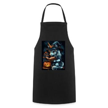 Cadeau d’Halloween Femmes Licorne Hommes Enfants - Tablier de cuisine - noir - Devant - AI Model Male 185 dark (185cm)