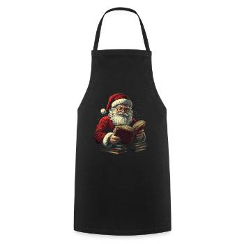 Weihnachtsmann Frauen Männer Kinder Weihnachten - Kochschürze - Schwarz - Vorne - AI Model Male 185 dark (185cm)