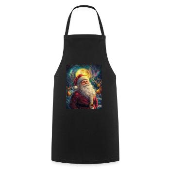 Weihnachtsmann Frauen Männer Kinder Weihnachten - Kochschürze - Schwarz - Vorne - AI Model Male 185 dark (185cm)