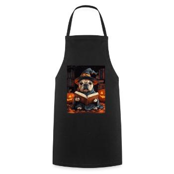 Halloween Cadeau Femmes Chien Hommes Enfants Décoration - Tablier de cuisine - noir - Devant - AI Model Male 185 dark (185cm)