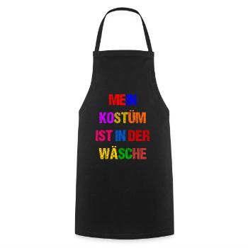 Costume de Carnaval Cadeau Femme Carnaval Carnaval - Tablier de cuisine - noir - Devant - AI Model Male 185 dark (185cm)