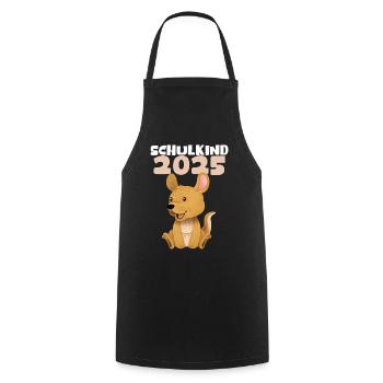 School Child 2025 Young Girls School Enrollment 2025 Decoration - Cooking Apron - black - Front - AI Model Male 185 dark (185cm)