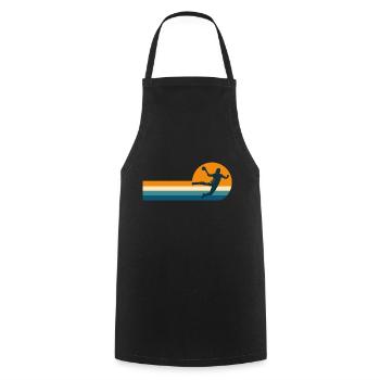 Handball handball handball player - Cooking Apron - black - Front - AI Model Male 185 dark (185cm)