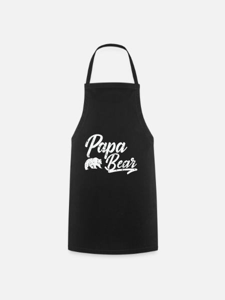 Papabär - Kochschürze - Schwarz