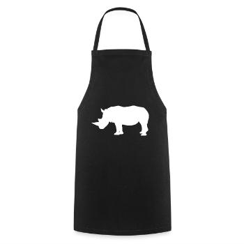 Rhino - Tablier de cuisine - noir - Devant - AI Model Male 185 dark (185cm)