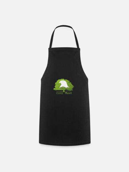 save the planet - Tablier de cuisine - noir
