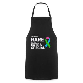 Sensibilisation aux maladies rares Extra-Special Singularness - Tablier de cuisine - noir - Devant - AI Model Male 185 dark (185cm)