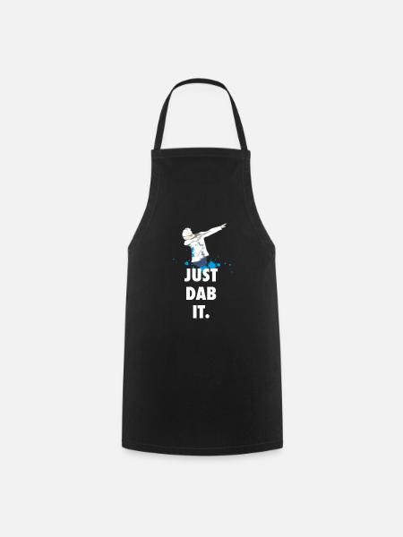 tamponnez juste tamponner touchdown panda fun humour grossier - Tablier de cuisine - noir