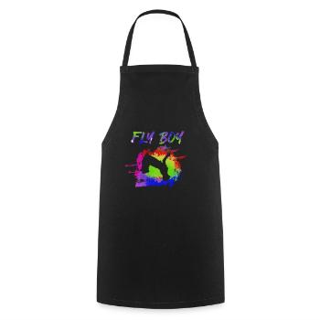 Breakdance Bboying Gift I Breakdance - Tablier de cuisine - noir - Devant - AI Model Male 185 dark (185cm)