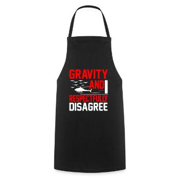Helicopter Pilot Gift I Helicopter Helicopter - Cooking Apron - black - Front - AI Model Male 185 dark (185cm)