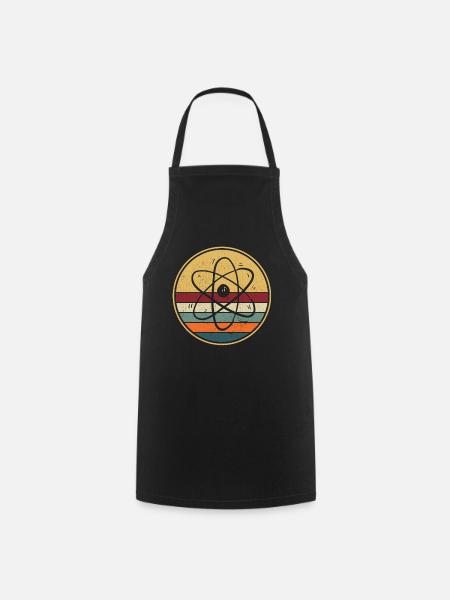 Physicien cadeau I science atome physique nerd - Tablier de cuisine - noir