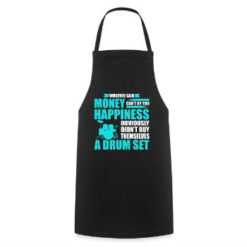 Cadeau batterie I batteur batteur - Tablier de cuisine - noir - Devant - AI Model Male 185 dark (185cm)