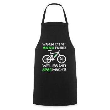 MTB Mit Akku Fahre Pro E-Mountainbike Bike E-MTB - Kochschürze - Schwarz - Vorne - AI Model Male 185 dark (185cm)