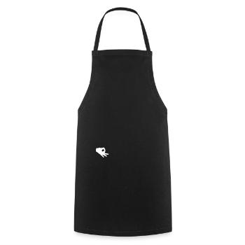Regardé et regardé - Tablier de cuisine - noir - Devant - AI Model Male 185 dark (185cm)