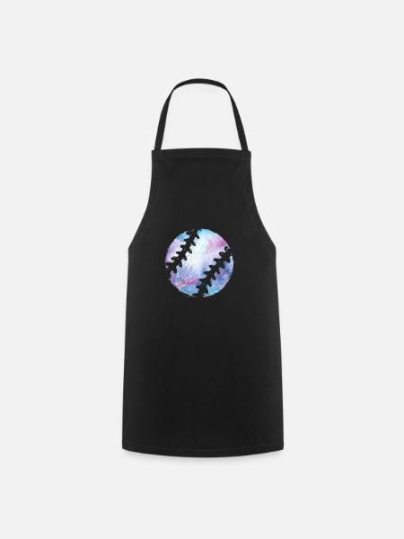 Baseball Baseballer - Kochschürze - Schwarz