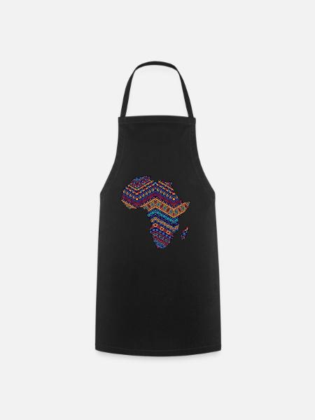 Afrika Safari Rasta Afrikafan Afrikaliebhaber - Kochschürze - Schwarz