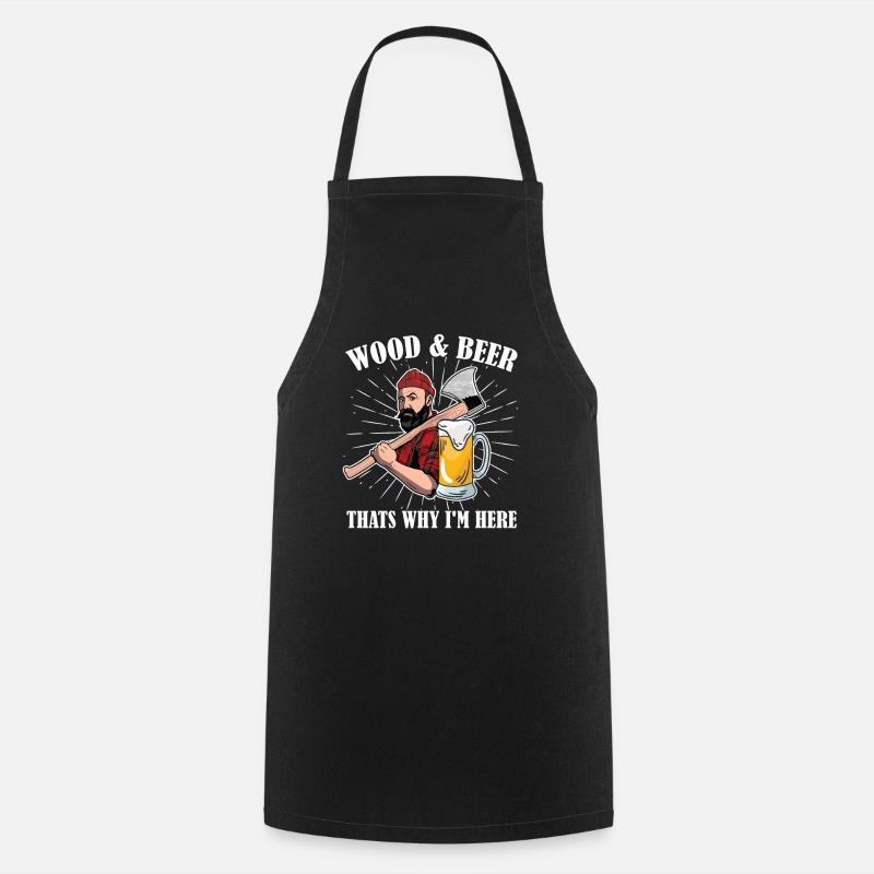 Menuisier menuisier menuisier menuisier - Tablier de cuisine - noir