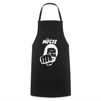 Mücke I Faust | Spencer | Mücke | Bulldozer - Kochschürze - Schwarz - Vorne - AI Model Male 185 dark (185cm)