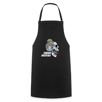 Mushroom picker Sponge Mushroom picker Mushroom finder collector - Cooking Apron - black - Front - AI Model Male 185 dark (185cm)