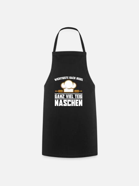 Bäcker Backen Konditor - Kochschürze - Schwarz