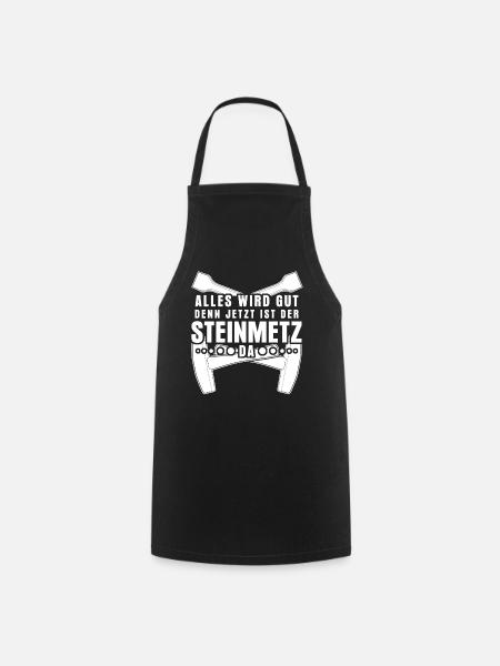 Steinmetz - Kochschürze - Schwarz