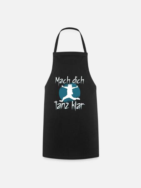 Tanzen Tänzer Tanz - Kochschürze - Schwarz