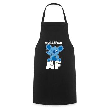 Koala Koala Bear - Cooking Apron - black - Front - AI Model Male 185 dark (185cm)