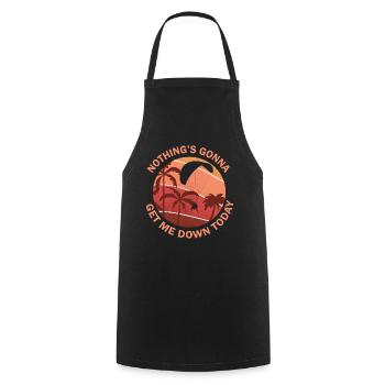 Paragliding Paragliding Paragliding Paragliding - Cooking Apron - black - Front - AI Model Male 185 dark (185cm)