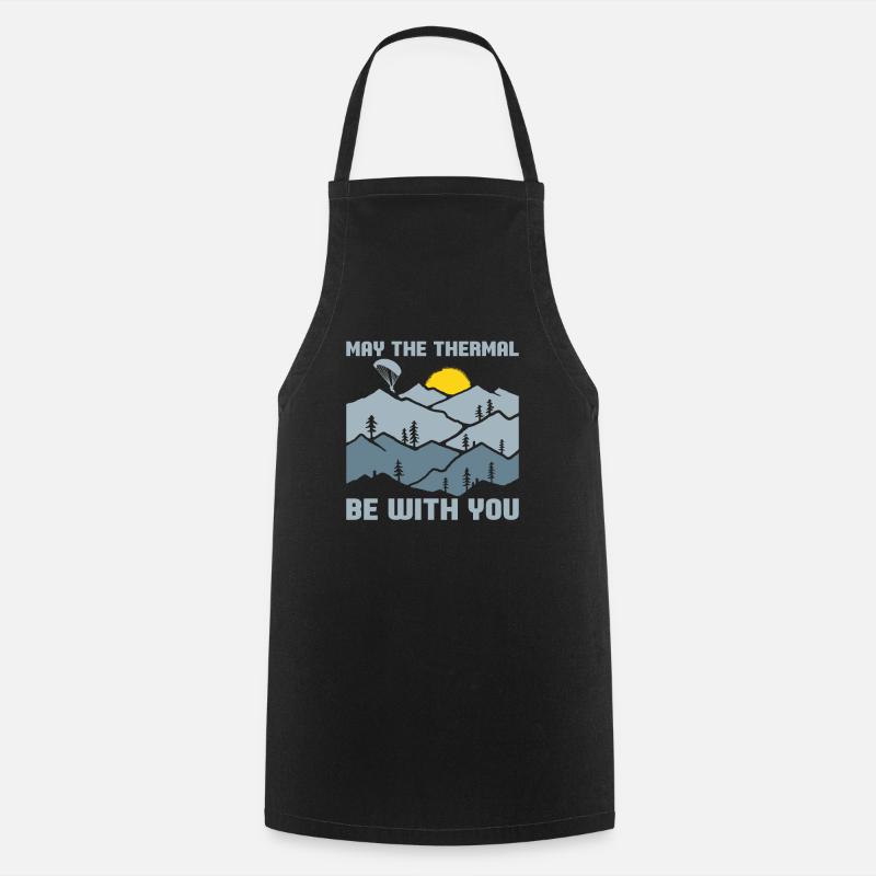 Paragliding Paragliding Paragliding Paragliding - Cooking Apron - black
