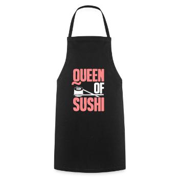 Sushi - Cooking Apron - black - Front - AI Model Male 185 dark (185cm)