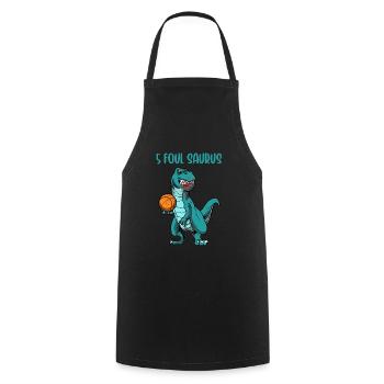 Basketball Basketballer - Cooking Apron - black - Front - AI Model Male 185 dark (185cm)