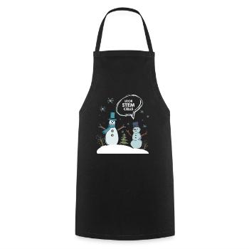 Biologie Biologistes Scientifiques - Tablier de cuisine - noir - Devant - AI Model Male 185 dark (185cm)