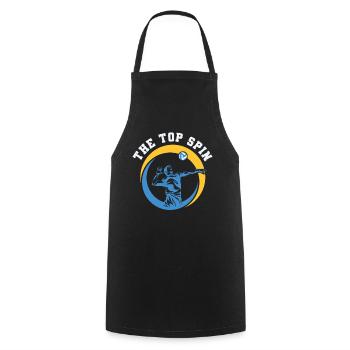 Volleyball Beach Volleyball - Cooking Apron - black - Front - AI Model Male 185 dark (185cm)